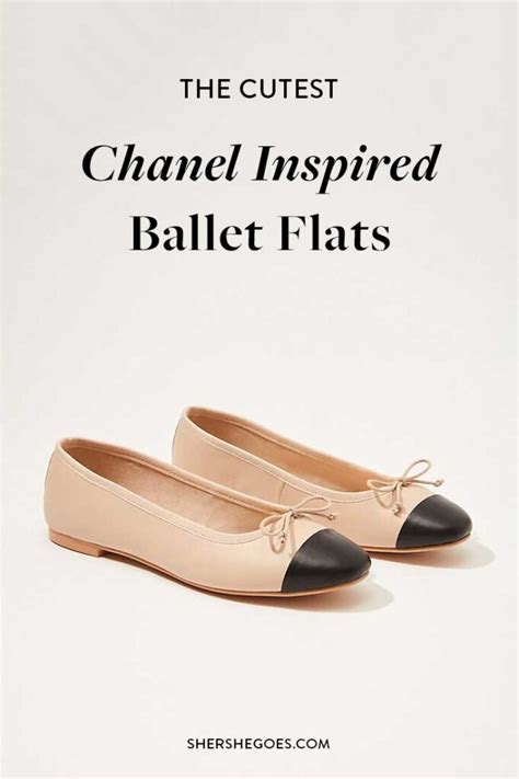 chanel lookalike ballet flats|Chanel inspired ballet flats.